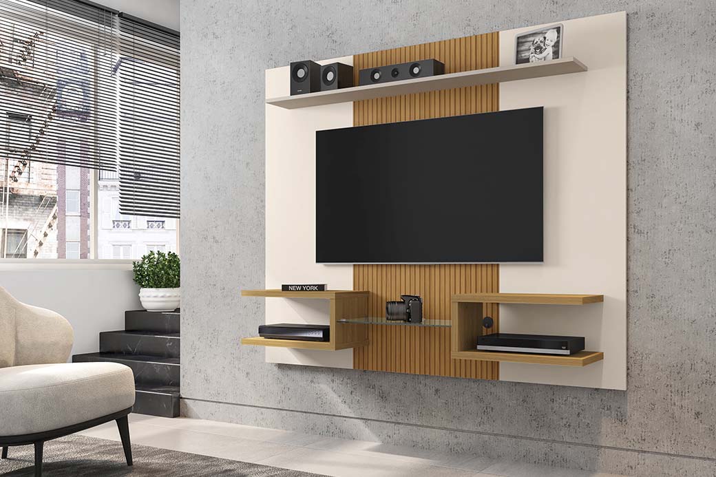 Painel Milano para TV com até 55 Polegadas